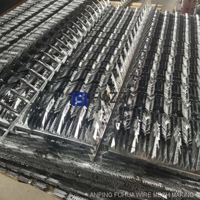 Security Protection Galvanized Steel Anti Climb Big Wall Spikes