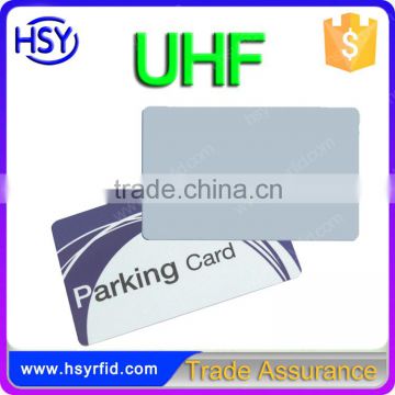 DIY design printing uhf entrance access card for car parking