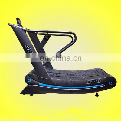 Factory Cardio MND Fitness Commerical Non powered Treadmill Curved Treadmill