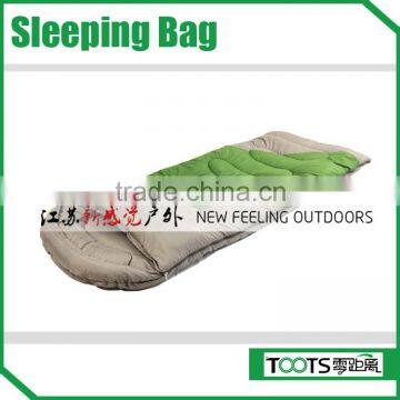 Two Layers High Quality Envelope Sleeping Bag with Hood (190+30)x75cm