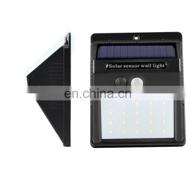 100 LED Solar Wall Lamp Motion Sensor Waterproof Garden Decoration LED Solar Wall Lights