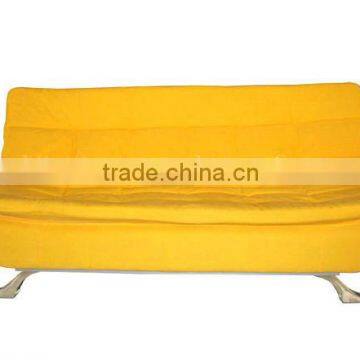 Yellow Fabric Modern Sofa Bed Furniture