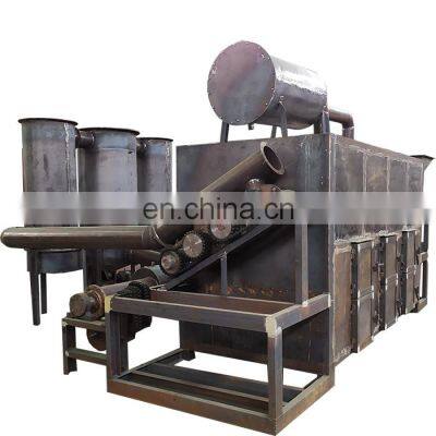 Biomass straw rich husk sunflower seeds shell charring retort economic carbonization oven