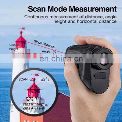 Mestek Golf Rangefinder Telescope Rangefinder for Hunting Golf Survey Digital Instruments for Laser Distance Meter USB Charging photo-3