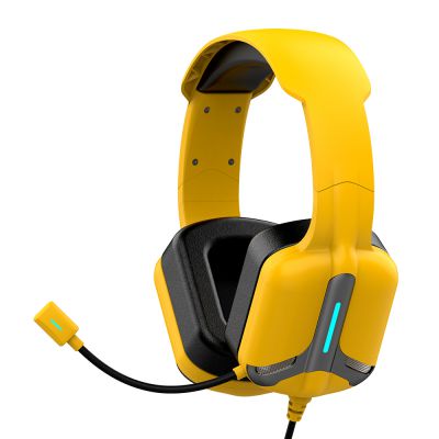 Custom logo glowing stereo headphones computer gaming headset with microphone