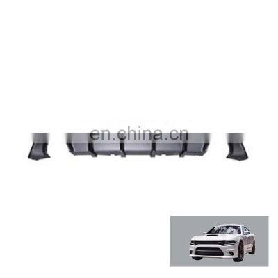 Car Body Kit Black Car Bumper Modern ROCK Rear Diffuser For SRT Bumper For Dodge Charger 2015+