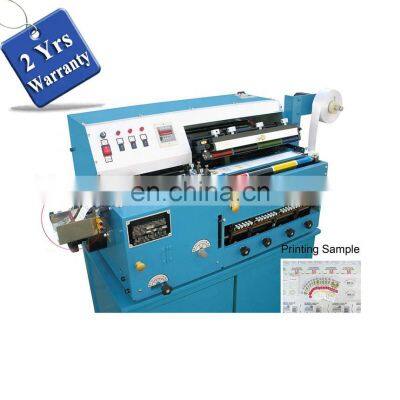 UTP460 Small Table Top Fabric Label Printing Machine, Woven Ribbon Offset Letterpress Printer