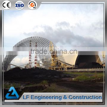 Space frame coal shed