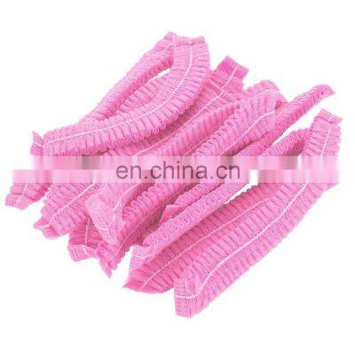 Elastic Edge Hair Covers for Food Service Stretchable Non-wowen Disposable Hairnets