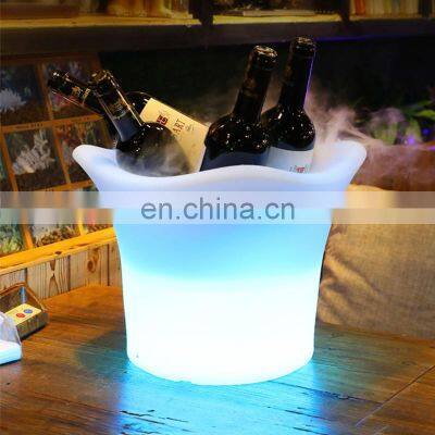 Factory Price Light Ice Bucket Electric Ice Bucket Mobile Bar Led Lighting Ice Bucket photo-4