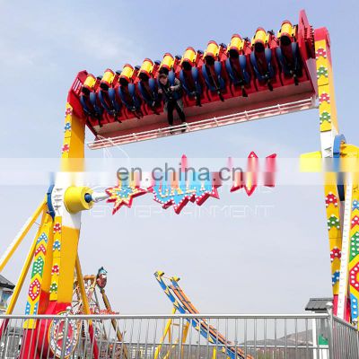 outdoor crazy park rides fairground equipment amusement top spin fair ride