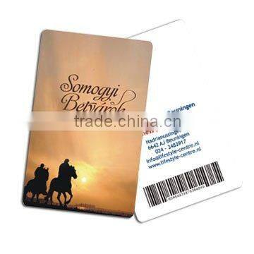 ink jet printing barcode card