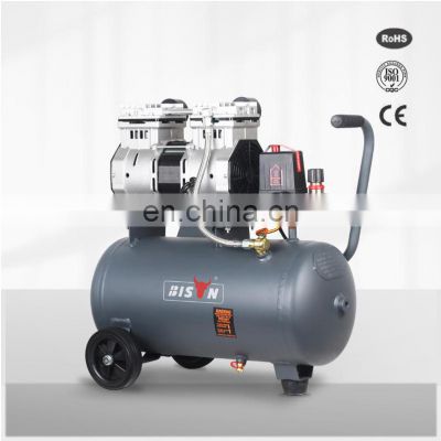 Bison China High Speed Various Specifications 2HP Oil Free Less Air Compressor