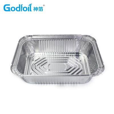 Rectanglar Aluminum Foil Container Wrinkle Wall Container photo-4