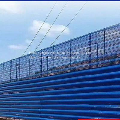 Highway Wind Wall Windproof Dust Suppression Screen/ Perforated Anti Wind Net photo-4