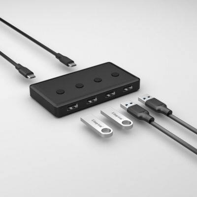 4 Port 10Gbps Rate Data USB 3.2 Hub photo-2