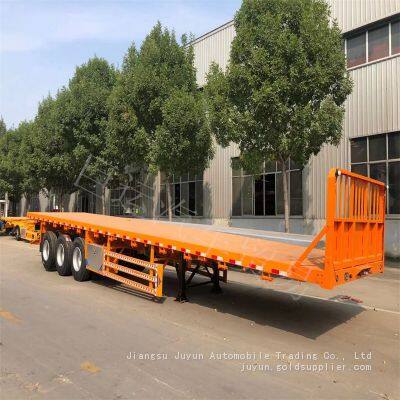 Flat Container Semi-trailer Export Semi-trailer Export Low Flat Semi-trailer photo-4