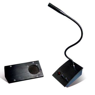 HS-A168 Black bank, hospital, and subway station service window intercom broadcasting system