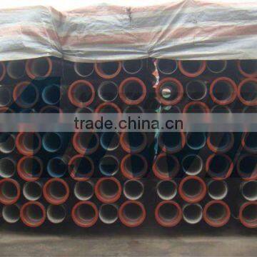 water pressure test ductile iron pipe K9