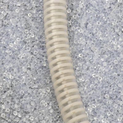 Factory Direct Shipping Corrugated Tube Plastic Pipe PVC Electrical Conduit Flexible Hose PVC Compound Granules Pvc Pellets photo-2