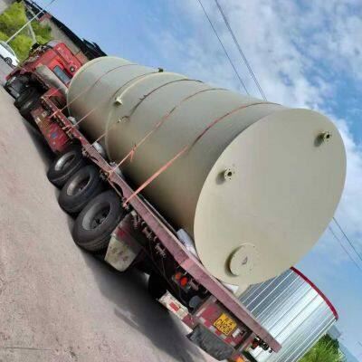 PPH Quartz Sand Acid Cleaning Equipment, Coiled Conical Bottom PPH Quartz Stone Washing Bucket, Large Plastic Storage Tank