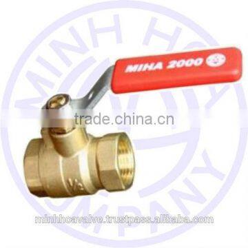 BRASS BALL VALVE LEVER HANDLE MIHA BRAND DN 25