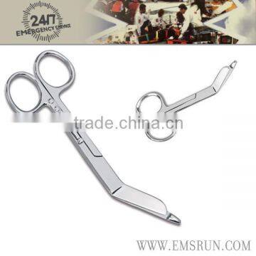 First Aid Bandage Shears, 7" Bent with metal
