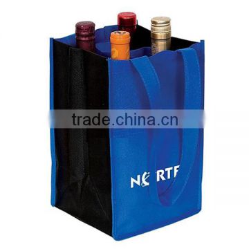 4 pack non-woven wine bag