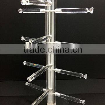 Wholesale High Quality Retail Free Standing Acrylic Sunglasses Rayban Display With 4PCS Glasses photo-2
