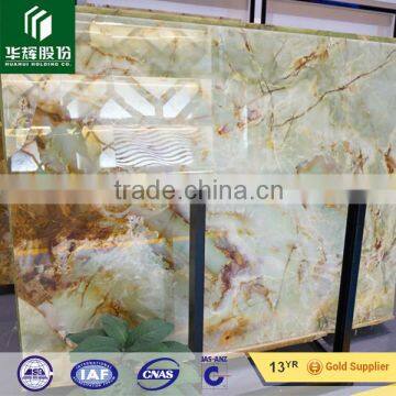 pure green& white decoration onyx for home design