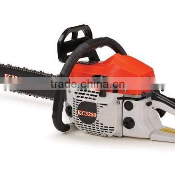 KINGCHAI Power Machinery Garden Tools Gasoline Chain Saw 52cc, 3/8 Chain Pitch,18''/20''/22'' Guide Bar Easy Start Chain Saw photo-3