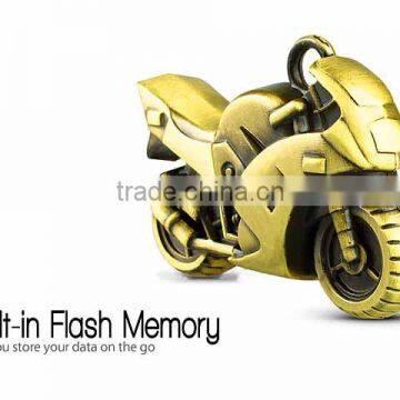 Metallic Motorcycle drive usb 8gb best gift for celebration