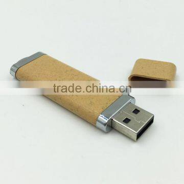 Natural Fiber USB Flash drive Lighter USB 2.0 8GB