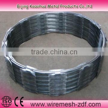 Factory low price hot galvanized razor barbed wire