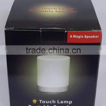 Wireless Bluetooth Speaker Hands-free Call Colorful Touch LED Light Lamp With TF Card Music Player Smart Speakers Subwoofer photo-4