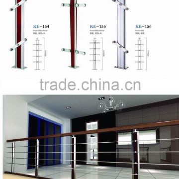 good quality stainless steel stair railing post for entrance area