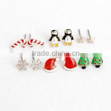 merry christmas stud earring set