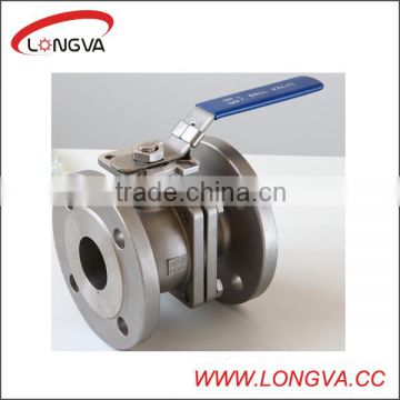 stainless steel 2-PC dn150 flange ball valve