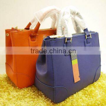 2016 China supplier leather handbag fancy popular women bag useful fashion taobao