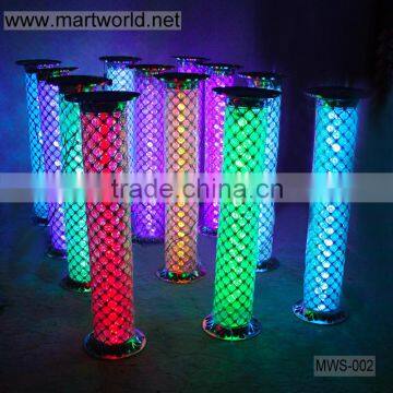 Gorgeous LED Pillar With LED Changeable Color Lights for Wedding Decorations.wedding Aisle Pillars(MWS-002) photo-2