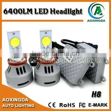 2014 newest 6400LM CANBUS LED H8 headlight