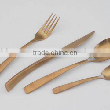 High Quality Gold Plated Flatware Cultery Set 6362