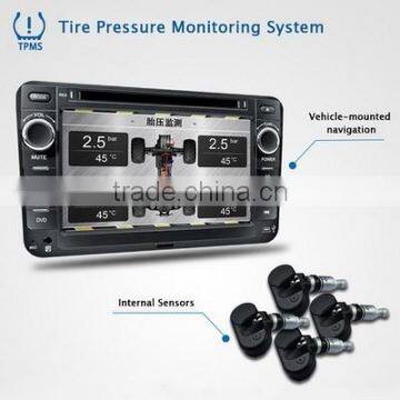 Wireless car tpms system with external or internal sensors