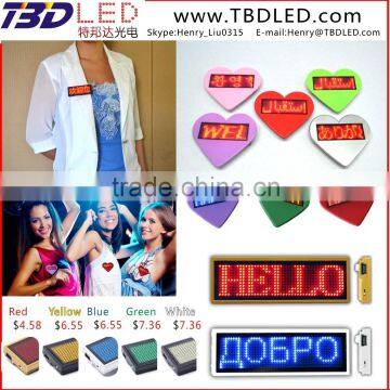 B729 Red Led Name Card,led Car Mini Led Display,car Message Sign photo-6