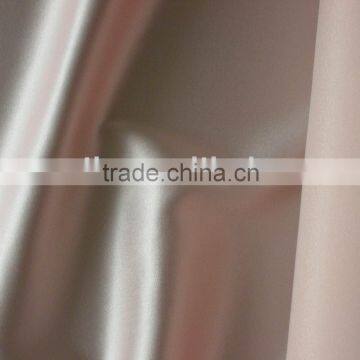 Pink silk satin/Stretched silk fabric/spandex silk satin/stretched silk charmeuse