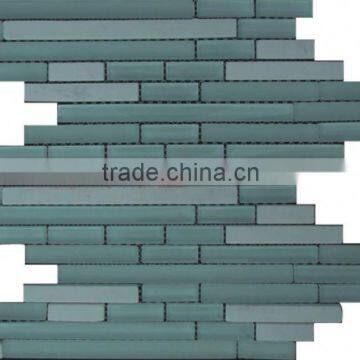 Promotion! Foshan Factory for blue strip mosaic tiles