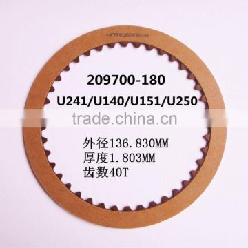 ATX U140E U250 U151 Automatic Transmission 209700-180 forward friction plate Gearbox automotive friction disc clutch