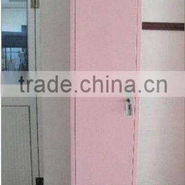 one door steel locker for clothes,bedroom cabinet,T-01