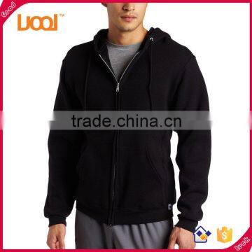 Custom men's slim fit hoodie jacket cotton fleece hoodies