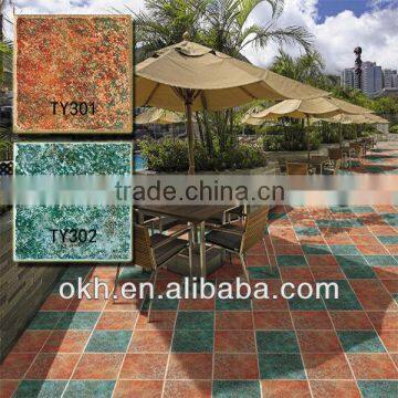 Non slip floor tile building material for kitchen and garden